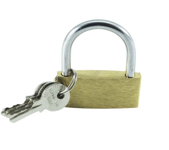 Lucchetto Ad Arco In Ottone Sicurezza Armadietto Catenaccio 3 Chiavi 50mm dfh