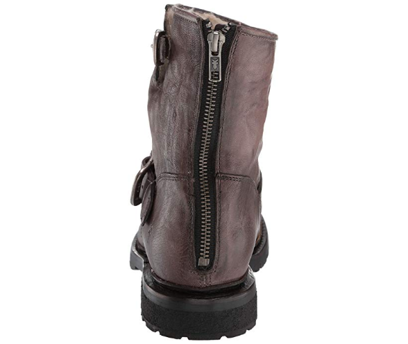 NEW IN BOX $458 WOMENS FRYE VANESSA 6 SHEARLING BOOTS CEMENT SZ 6.5 Model 70958