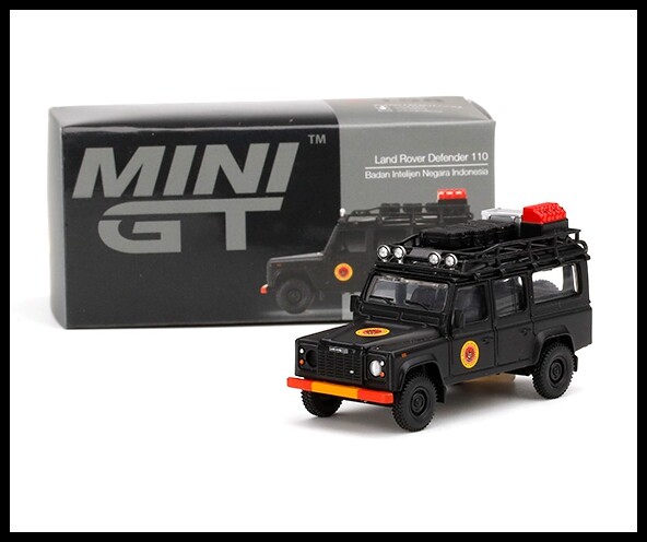 MINI GT Land Rover Defender 110 インドネシア警察 Mini GT - Land Rover Defender 110 Mobile Brigade Corps