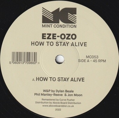 EZE-OZO How To Stay Alive 12'' NEW VINYL Mint Condition reissue
