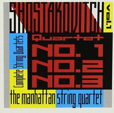 Shostakovich: String Quartets 1, 2,  3 - Audio CD - VERY GOOD