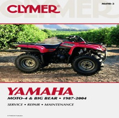 CLYMER Repair Manual, YAMAHA YFM350 2-WD 4-WD Moto-4, YFM400 2-WD 4-WD M490-3