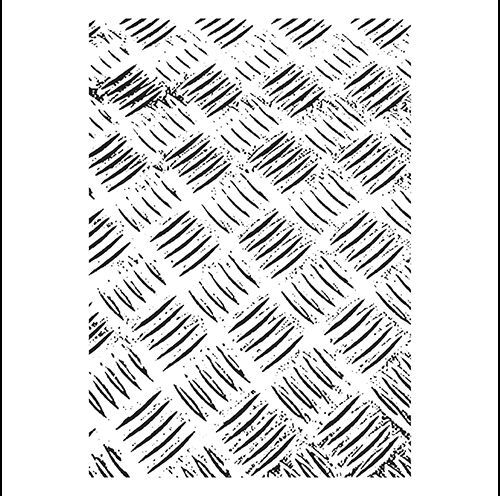 Embossing-Prägefolder/ -schablone Profilblech 10,6x15cm