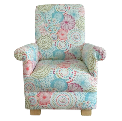 Pink and cheap green chair