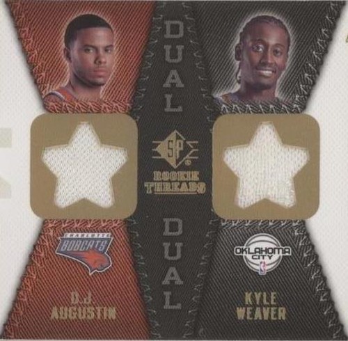 2008-09 SP Rookie Threads - D.J. Augustin/Kyle Weaver #RTD-AW