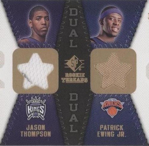 2008-09 SP Rookie Threads - Patrick Ewing Jr./Jason Thompson #RTD-TE