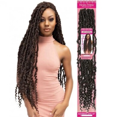 Janet Collection Nala Tress Synthetic Crochet Hair MAVERICK LOCS 24''