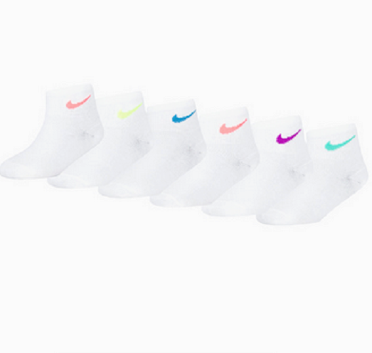 S Girls Sport Socks Size Xs Xxs 10c- 3y Pink