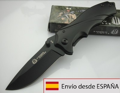 CUCHILLO NAVAJA MONTE ACERO MILITAR MONTAÑA PLEGABLE PESCA SUPERVIVENCIA TACTICA