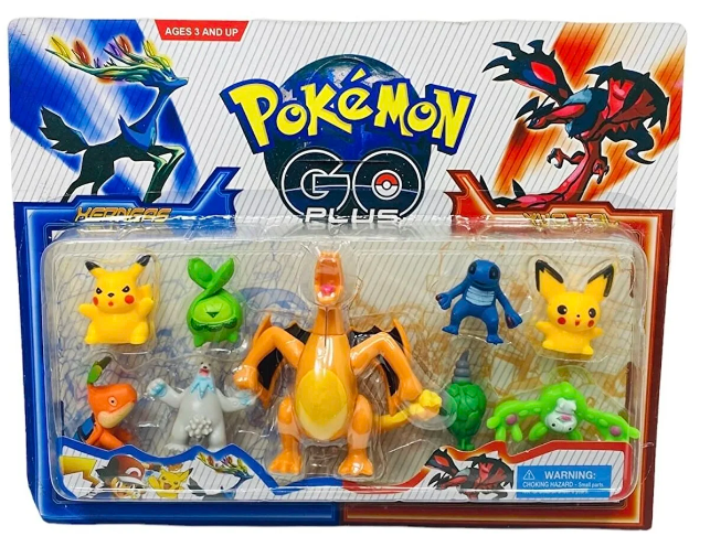 Pokemon Figure Set of 9 | eBay