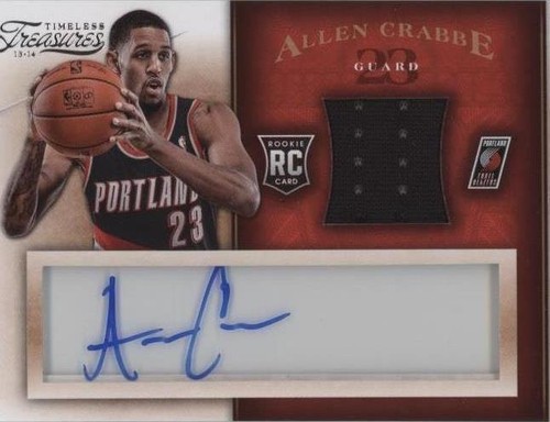 2013-14 Panini Timeless Treasures - Allen Crabbe #102