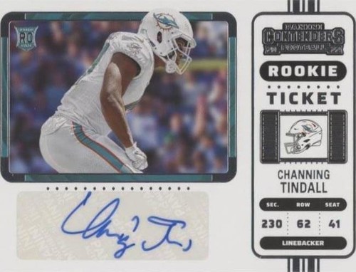 2022 Panini Contenders Channing Tindall #199
