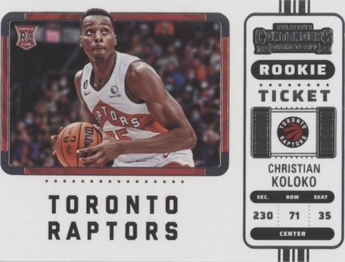 2022-23 Panini Contenders - Christian Koloko #139