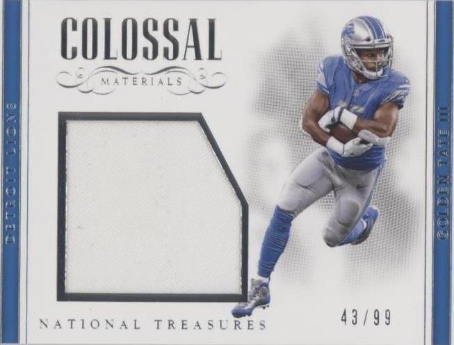 2017 Panini National Treasures Golden Tate #37