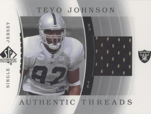 2003 SP Authentic Teyo Johnson #JC-TJ