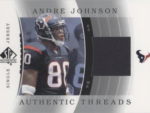 2003 SP Authentic Andre Johnson #JC-AJ
