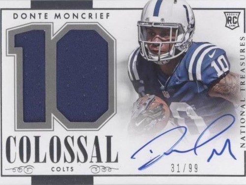 2014 Panini National Treasures Donte Moncrief #RCN-DM