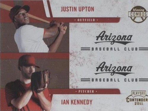 2011 Playoff Contenders - Ian Kennedy Justin Upton #25