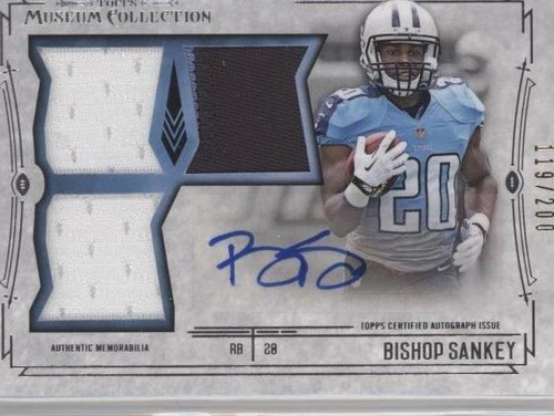 2014 Topps Museum Collection Bishop Sankey #SSTRA-BS