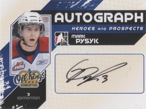 2010-11 In the Game Heroes and Prospects - Mark Pysyk #A-MP