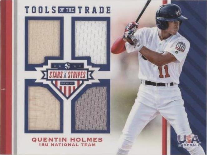 2017 Panini USA Baseball Stars & Stripes - Quentin Holmes #29