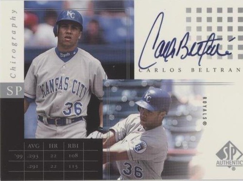 2000 SP Authentic - Carlos Beltran #CBE