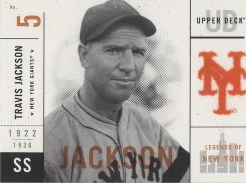 2001 Upper Deck Legends of New York - Travis Jackson #39