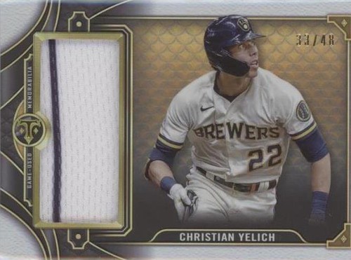 2022 Topps Triple Threads - Christian Yelich #SJR2-CY2