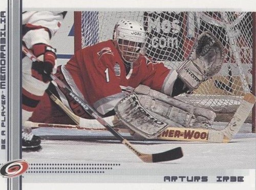 2000-01 In the Game Be A Player Memorabilia - Arturs Irbe #255