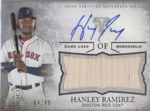 2015 Topps Triple Threads - Hanley Ramirez #UAJR-HR