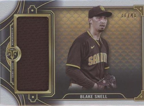 2022 Topps Triple Threads - Blake Snell #SJR2-BS1