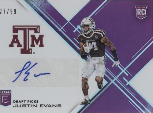 2017 Panini Elite Draft Picks Justin Evans #265