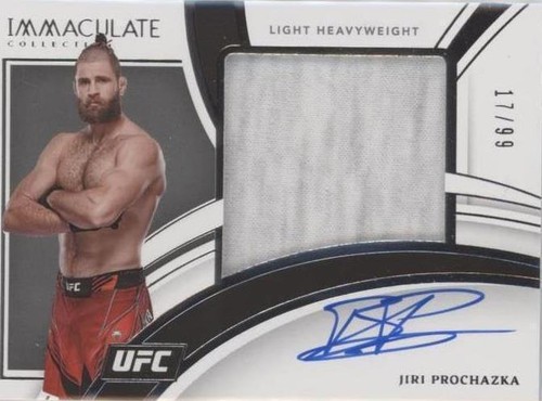2022 Panini Immaculate Collection UFC - Jiri Prochazka #PA-JPR