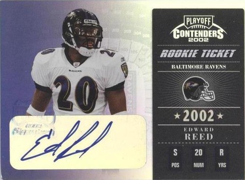 2002 Playoff Contenders Ed Reed #129