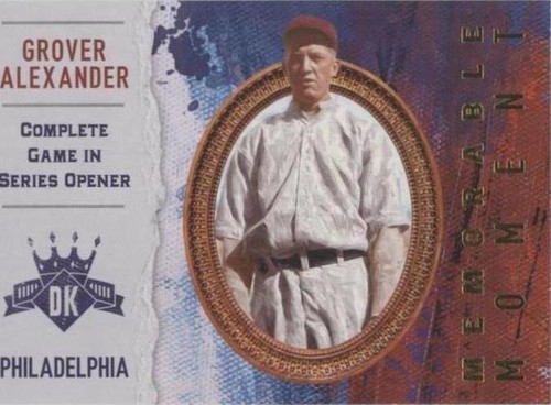 2017 Panini Diamond Kings - Grover Alexander #MM-3