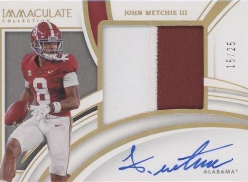 2022 Panini Immaculate Collection Collegiate John Metchie III #PP24