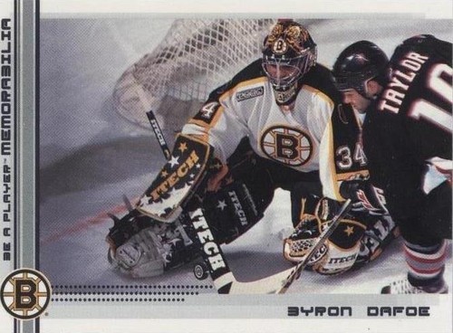 2000-01 In the Game Be A Player Memorabilia - Byron Dafoe #186