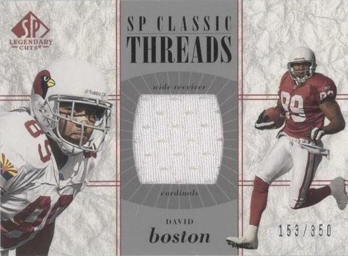 2002 SP Legendary Cuts David Boston #CC-BO
