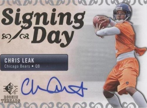 2007 SP Rookie Threads Chris Leak #SDA-CL