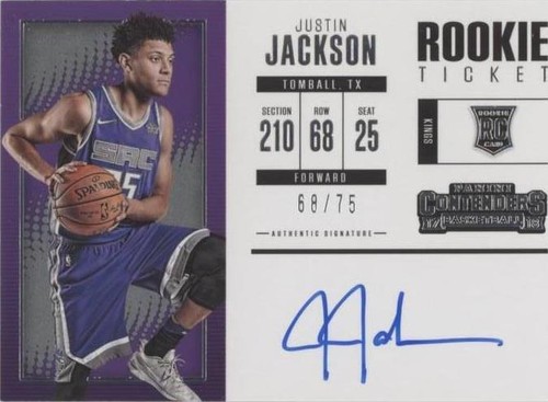 2017-18 Panini Contenders - Justin Jackson #115