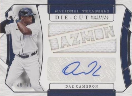 2022 Panini National Treasures - Daz Cameron #DCMS-DC