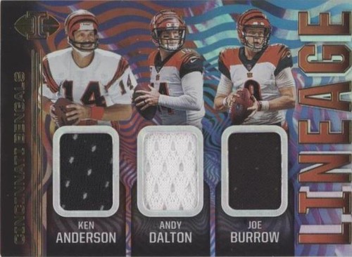 2020 Panini Illusions Andy Dalton Joe Burrow Ken Anderson #L1