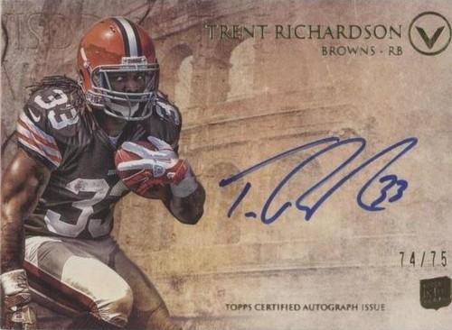 2012 Topps Valor Trent Richardson #VA-TR