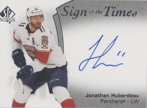 2021-22 SP Authentic - Jonathan Huberdeau #SOTT-JH