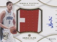 2012-13 Panini Immaculate Collection - Nikola Vucevic #PP-NV