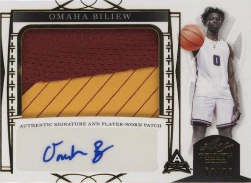 2022-23 Leaf Trinity - Omaha Biliew #PA-OB1