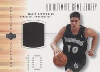 2000-01 UD Ultimate Collection - Wally Szczerbiak #WS-J