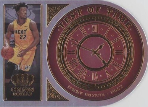 2021 Panini Crown Royale Test of Time ASIA RED Jimmy Butler PSA 10 