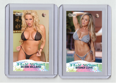 Bobbi Billard rare MH Half Wheel #'d x/3 Tobacco card no. 120