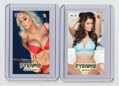 Alana Katelyn rare MH Pyramid #'d x/3 Tobacco card no. 25